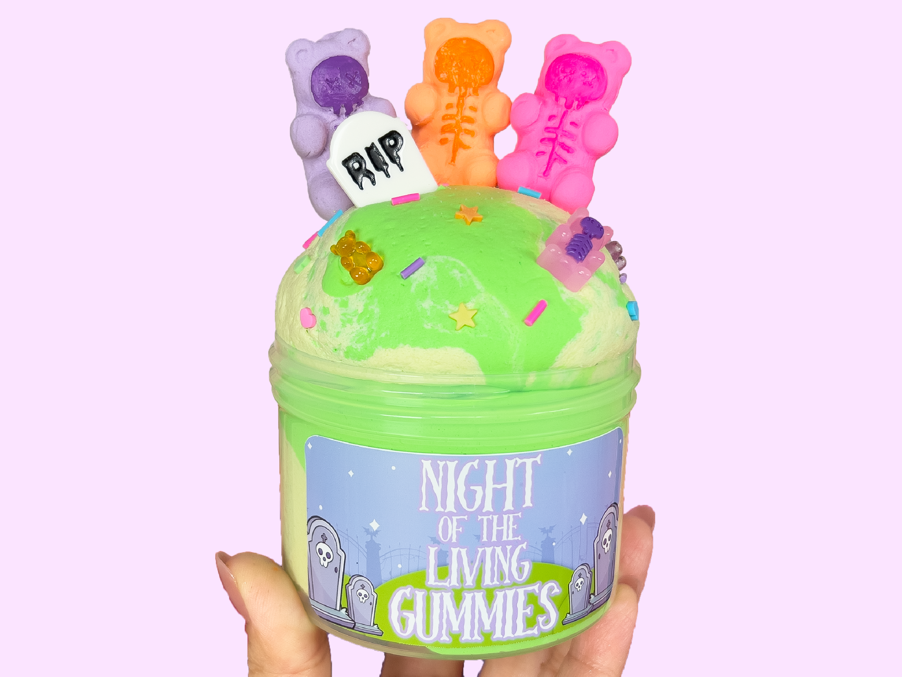 Night of the Living Gummies Halloween Butter Slime