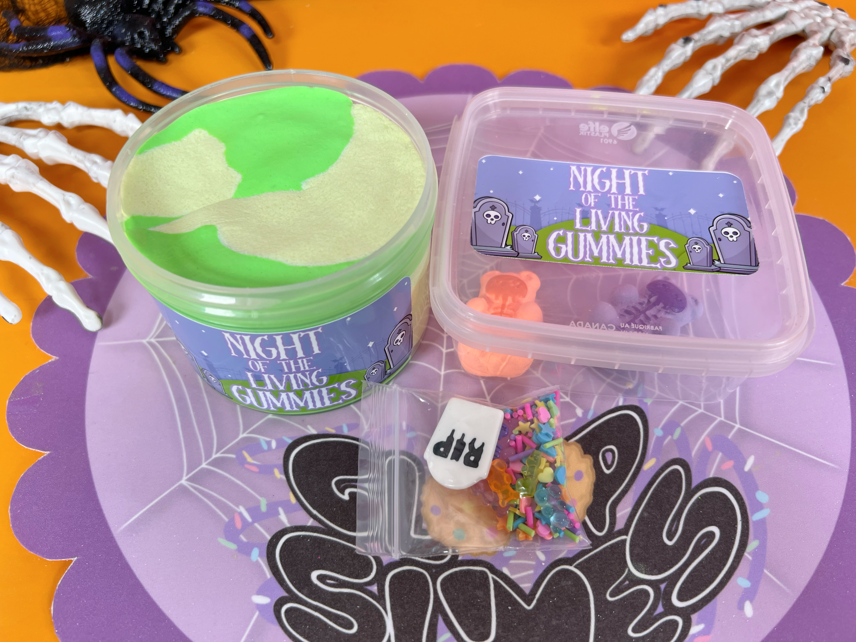 Night of the Living Gummies Halloween Butter Slime