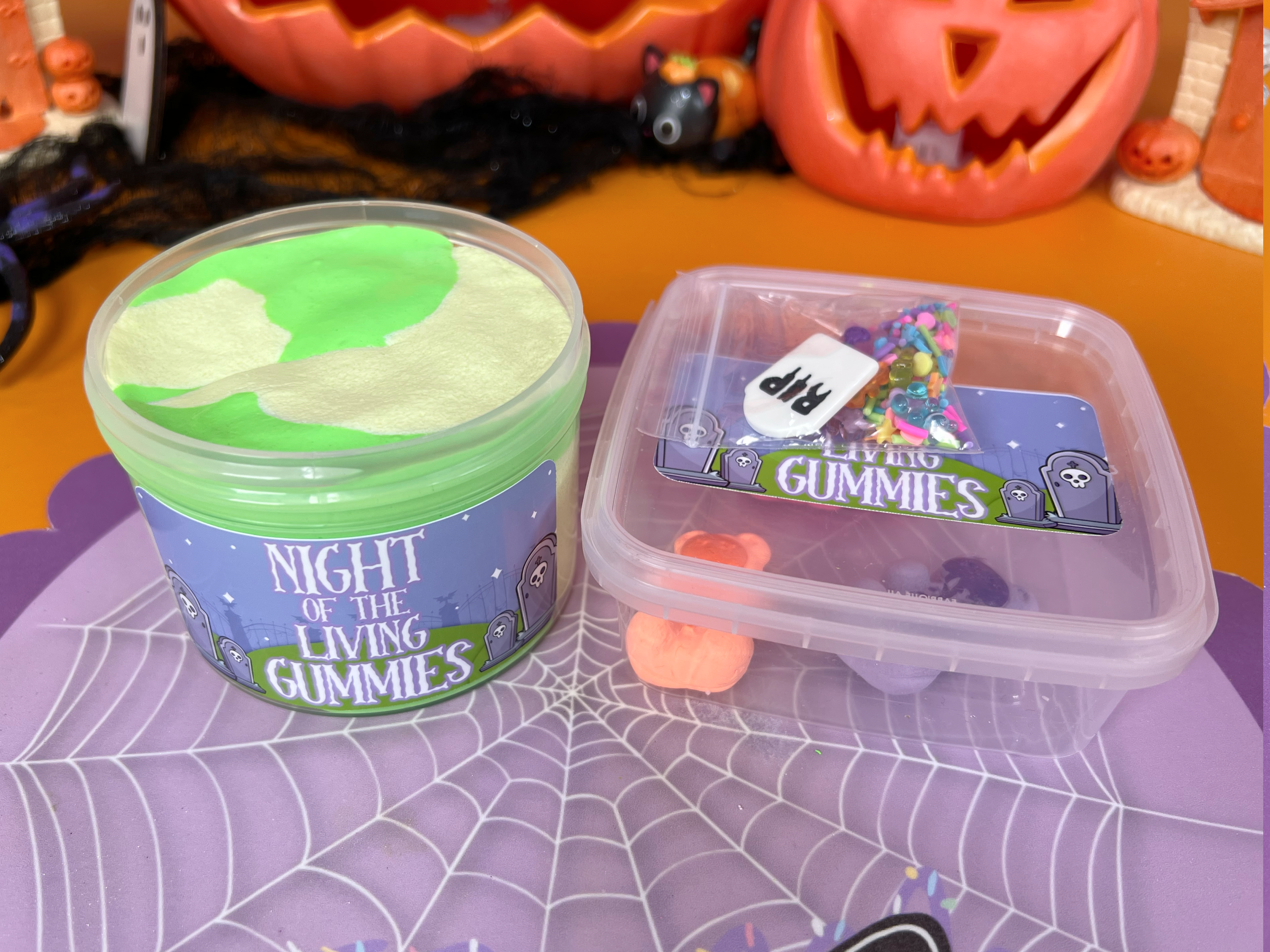 Night of the Living Gummies Halloween Butter Slime