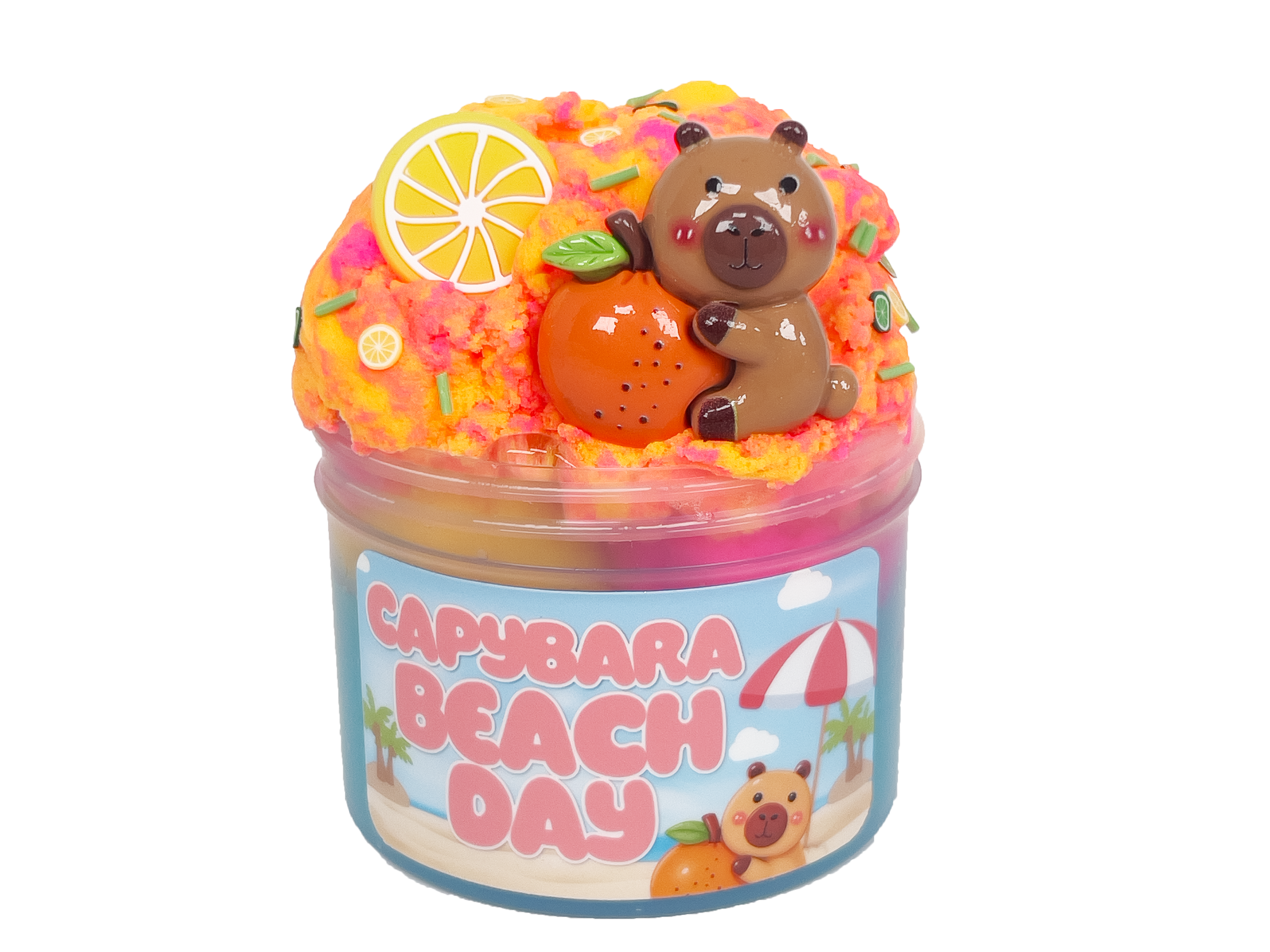 Capybara Beach Day